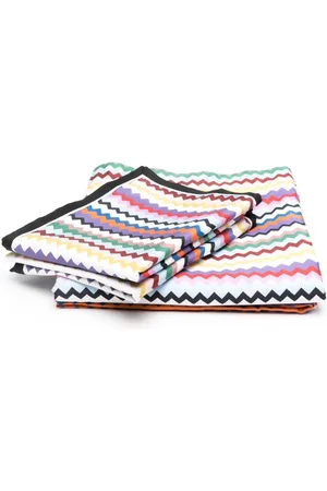 Missoni Set di 3 biancheria da letto con stampa chevron
