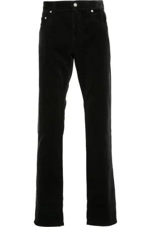 Saint Laurent Pantaloni slim a coste