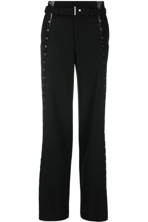 DION LEE Pantaloni con occhielli a gamba ampia