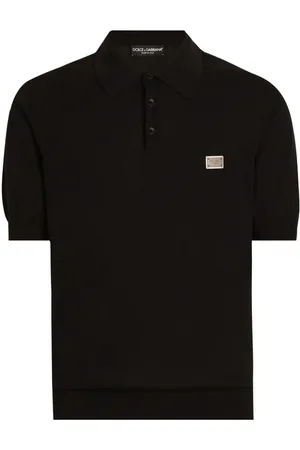 Dolce & Gabbana Polo con placca logo