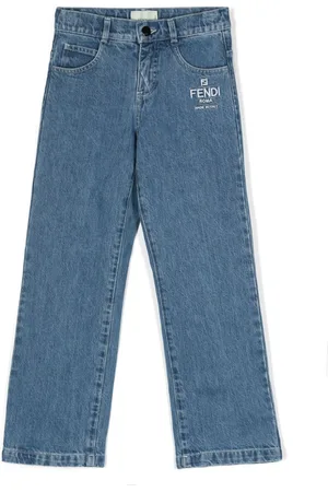 Fendi Jeans dritti con ricamo