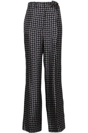 Prada Pantaloni in twill a vita alta