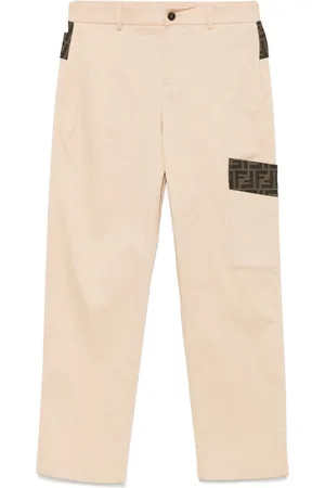 Fendi Pantaloni in gabardine