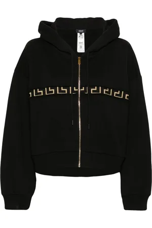 VERSACE Felpa con dettaglio Greca