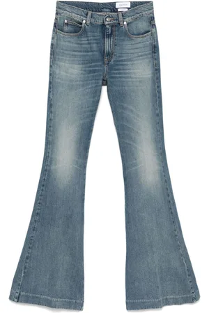 Alexander McQueen Jeans svasati a vita media