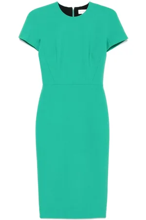 Victoria Beckham Abito midi a maniche corte