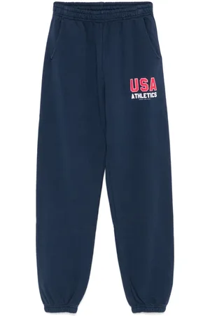Sporty & Rich Pantaloni elasticizzati con stampa