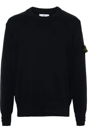 Stone Island Felpa con applicazione Compass