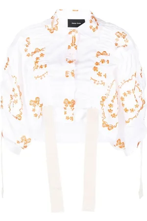 Simone Rocha Camicia crop Bow Wreath