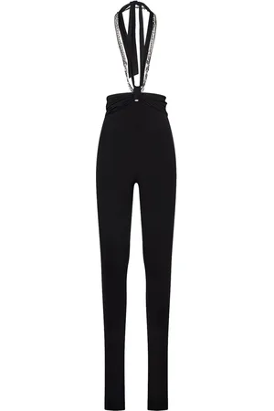 The Attico Pantaloni Ruby con bretelle