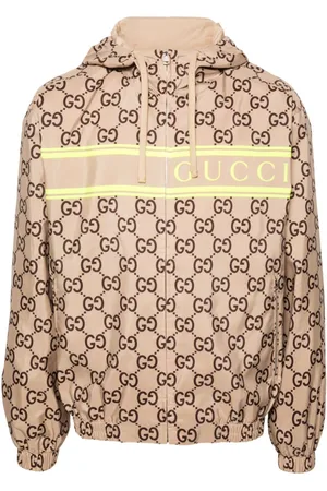 Gucci Giacca GG Supreme con cappuccio