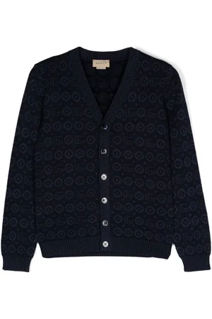 Gucci Cardigan con effetto jacquard