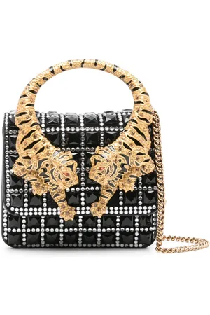 Roberto Cavalli Borsa mini con manico Tiger