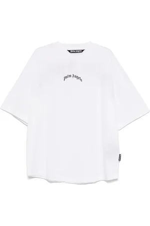 Palm Angels T-shirt con logo curvo