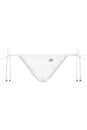 Dolce & Gabbana Slip bikini con placca logo