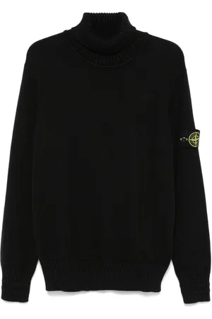 Stone Island Felpa con applicazione Compass