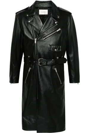 Saint Laurent Cappotto di pelle
