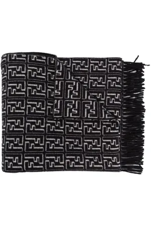 Fendi Sciarpa con frange FF