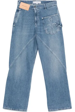 J.W.Anderson Jeans con design attorcigliato