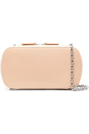 Jil Sander Borsa a spalla con stampa in pelle