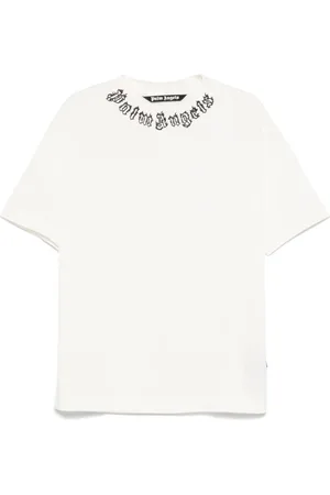 Palm Angels T-shirt con logo sul collo