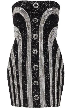 Balmain Abito corto con paillettes