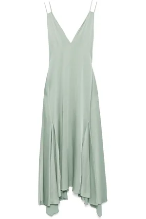 Lanvin Abito midi con scollatura posteriore