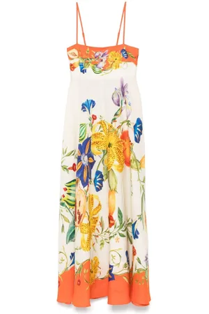 ALÉMAIS Abito midi Flores