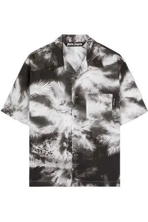Palm Angels Camicia Blueprint Palms