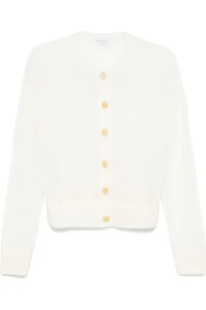 Brunello Cucinelli Cardigan in maglia a trecce