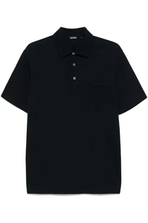 Ermenegildo Zegna Polo in cotone con ricamo logo