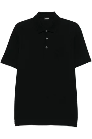 Ermenegildo Zegna Polo in cotone con ricamo logo