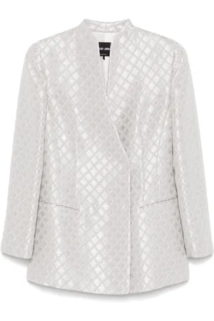 Giorgio Armani Blazer doppiopetto con paillettes