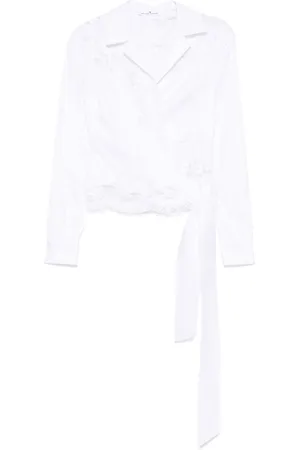 ERMANNO SCERVINO Camicia in pizzo a corda