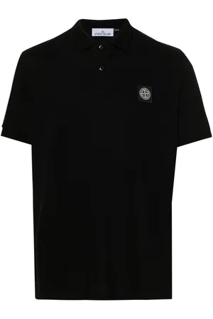 Stone Island Polo con applicazione Compass