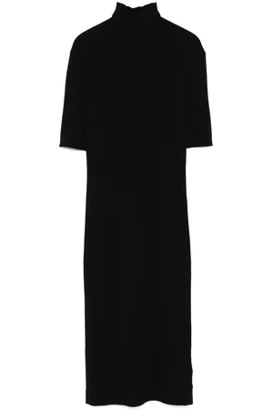 Calvin Klein Abito corto in maglia con collo rialzato