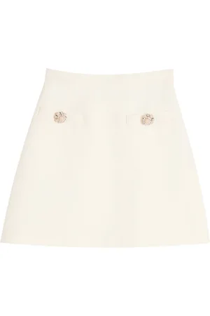 VALENTINO GARAVANI Minigonna in crêpe couture