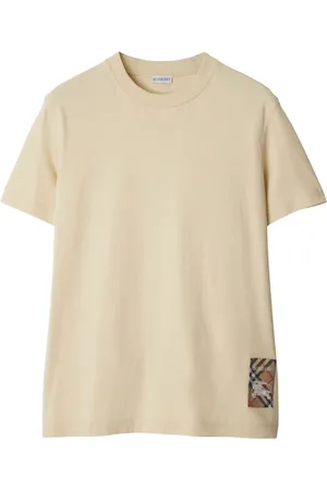 Burberry T-shirt Check Label