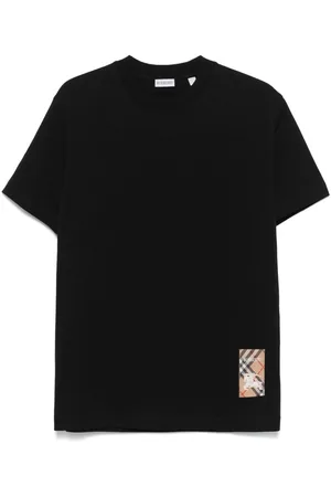 Burberry T-shirt con applicazione