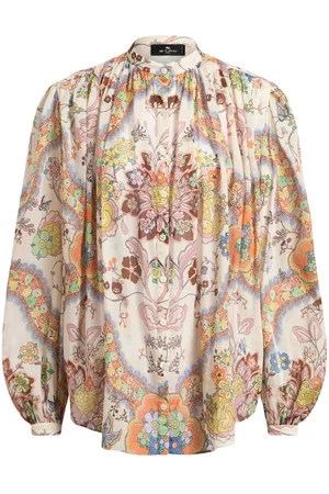 Etro Camicia plissettata in cotone