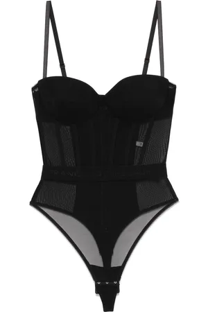 Elisabetta Franchi Body con banda logo