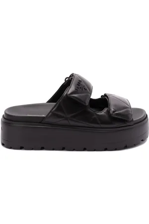 Prada Sandali in pelle con imbottitura