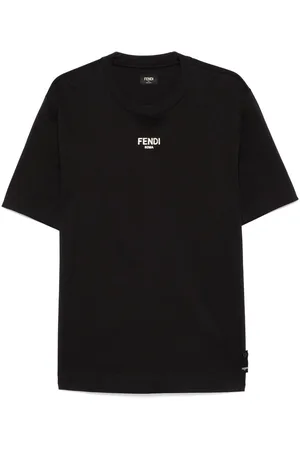 Fendi T-shirt con stampa logo