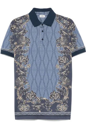 Etro Polo con stampa paisley