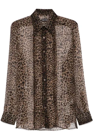Tom Ford Camicia leopardata