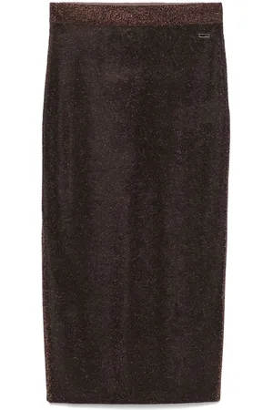 Fendi Gonna midi in lamé