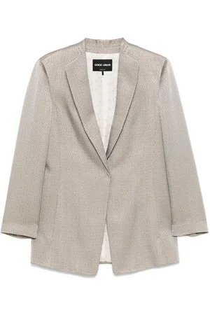 Giorgio Armani Blazer con effetto jacquard