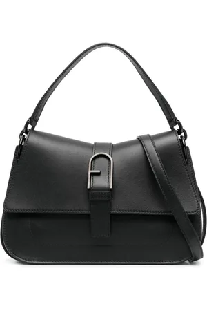 Furla Borsa a spalla con placca logo