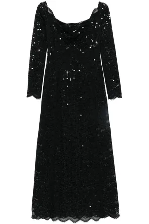 Paco rabanne Abito lungo con paillettes