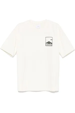 Rhude T-shirt con motivo chevron
